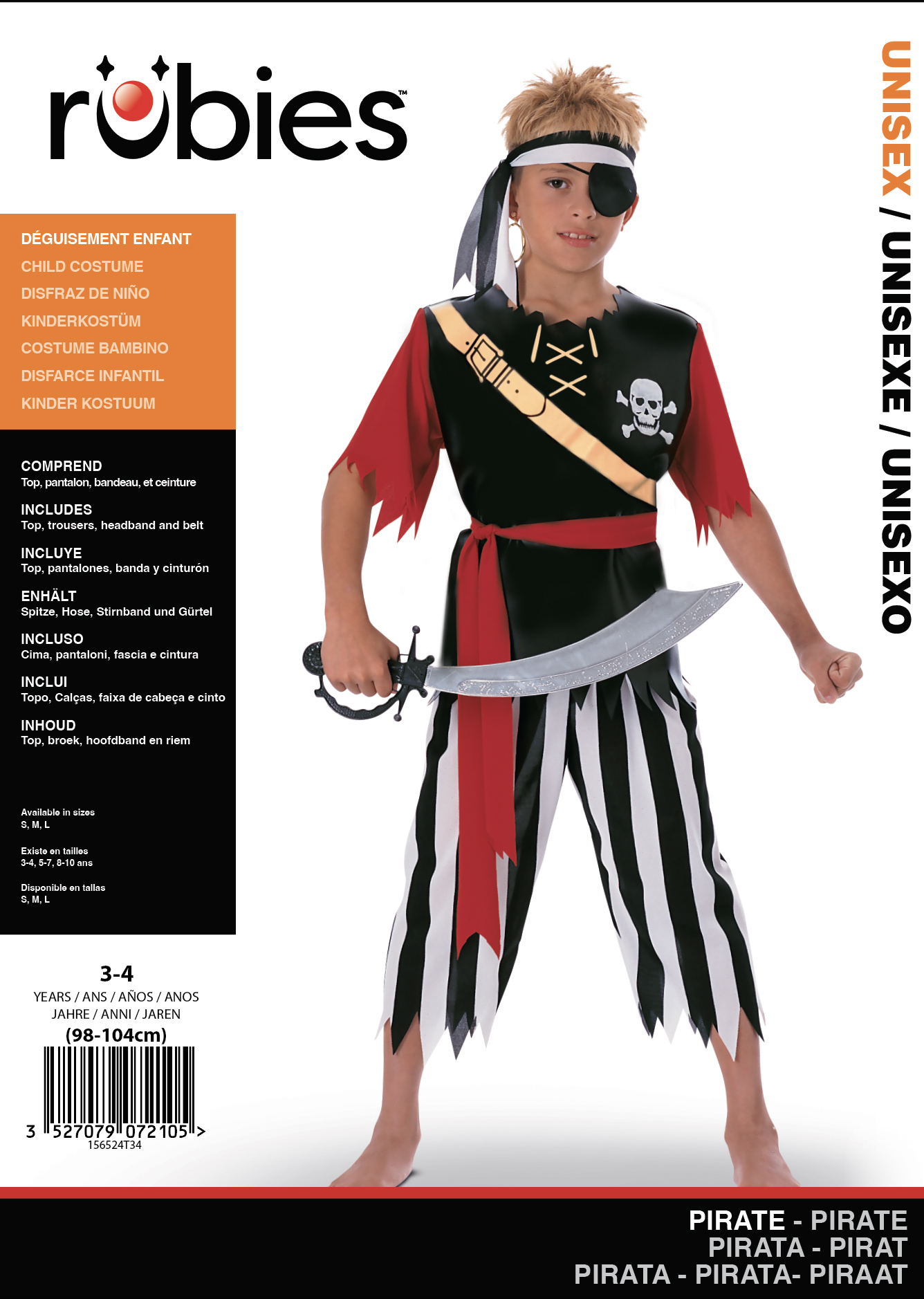 Déguisement Entrée de Gamme Pirate – Image 4