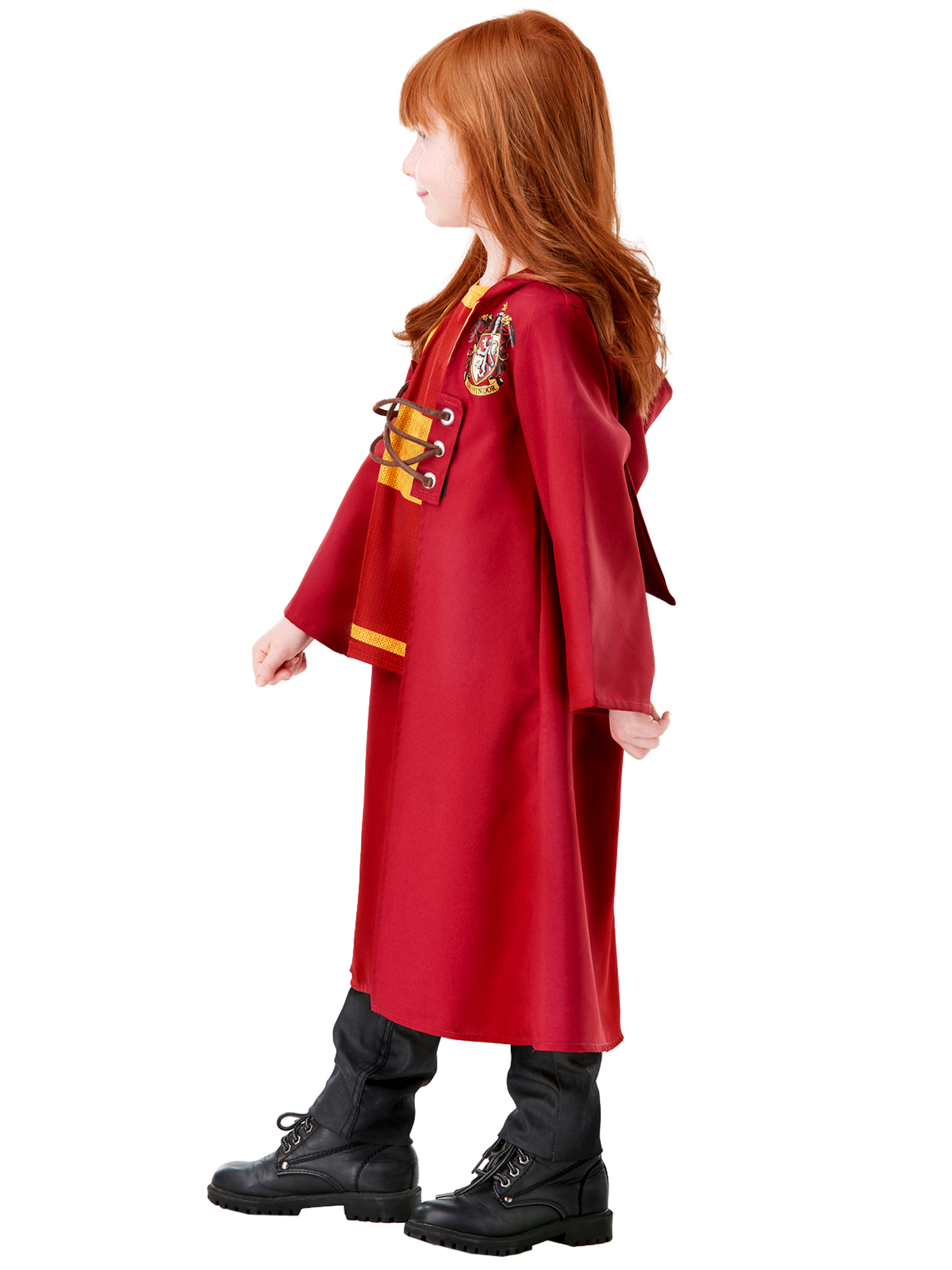 Déguisement luxe Quidditch Gryffondor cape avec top intégré – Image 4