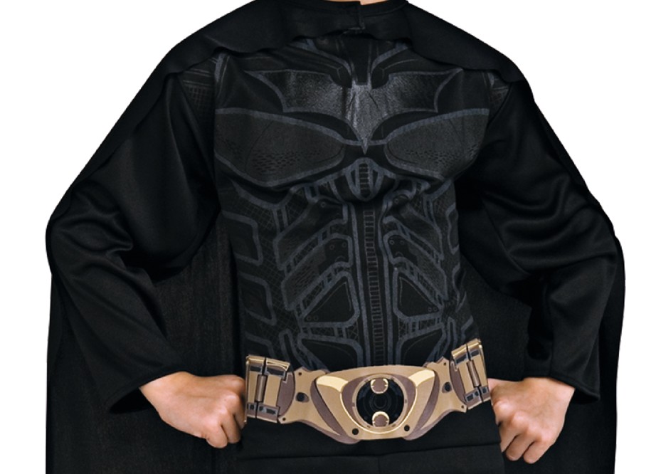 Kit de déguisement Batman combinaison + cape + masque unique – Image 4