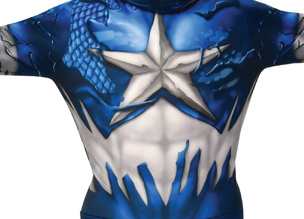 Déguisement entrée de gamme Captain America venomisé – Image 3