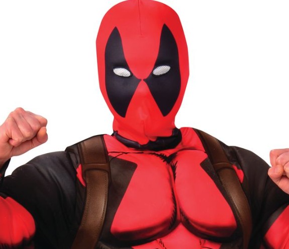 Kit de déguisement top luxe + cagoule Deadpool – Image 4