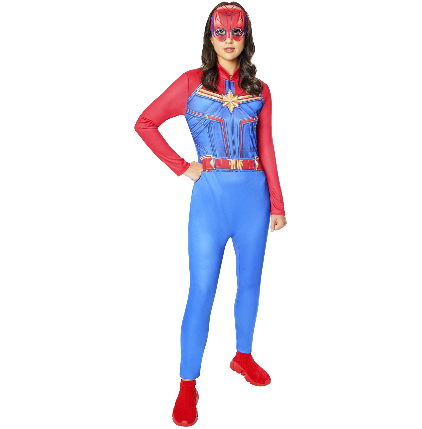 Déguisement entrée de gamme adulte Captain Marvel – Image 3