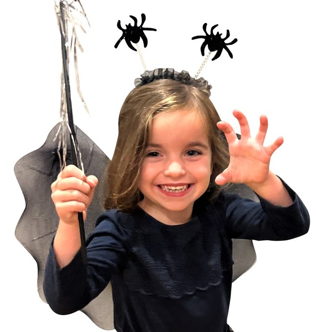 SET TUTU HLW MODELE CHAUVE SOURIS  - TAILLE UNIQUE 4-7 ANS – Image 3