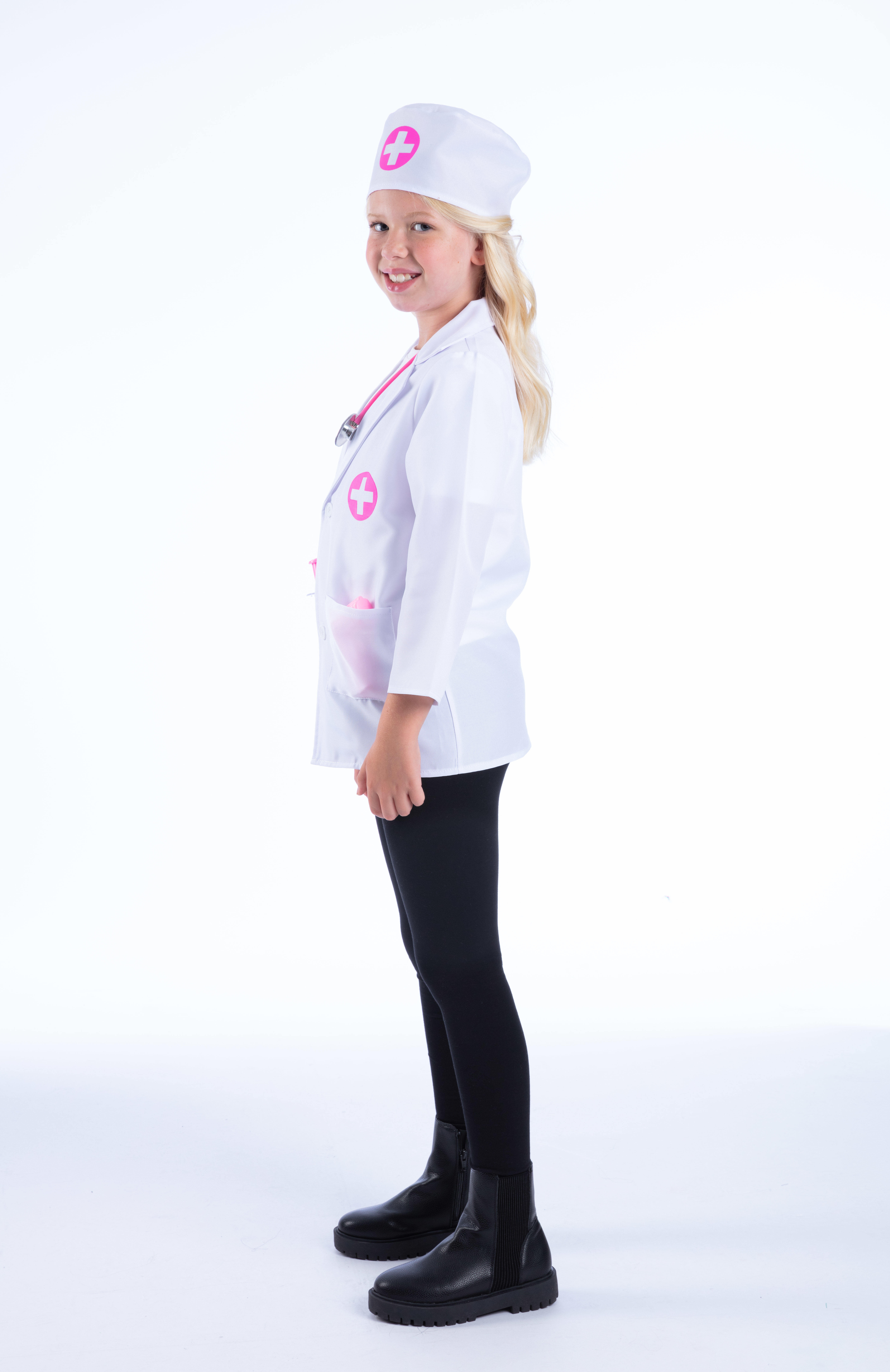 Kit de déguisement top et accessoires infirmière 5-8 ans – Image 3