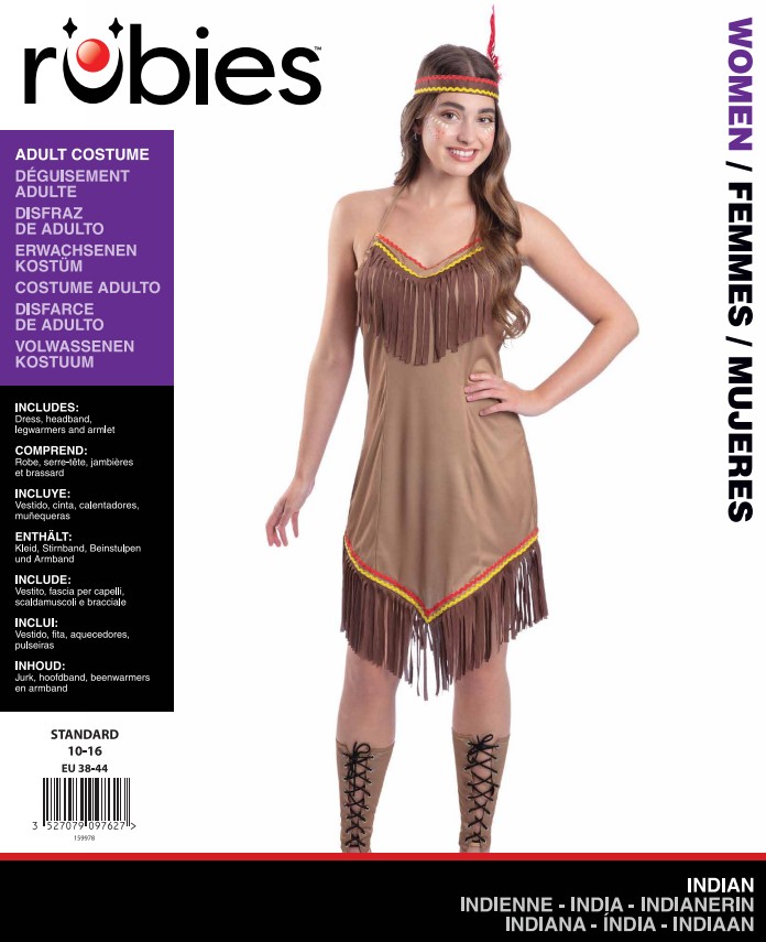 Déguisement indienne adulte - M – Image 5