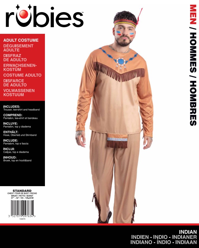 Déguisement indien adulte - L – Image 5