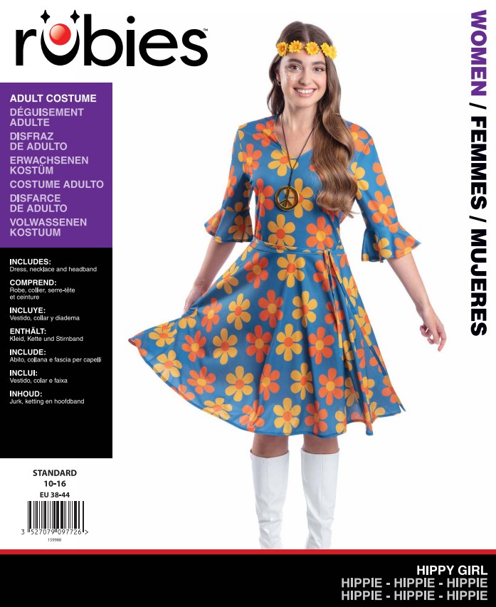 Déguisement Hippie Femme - M – Image 5