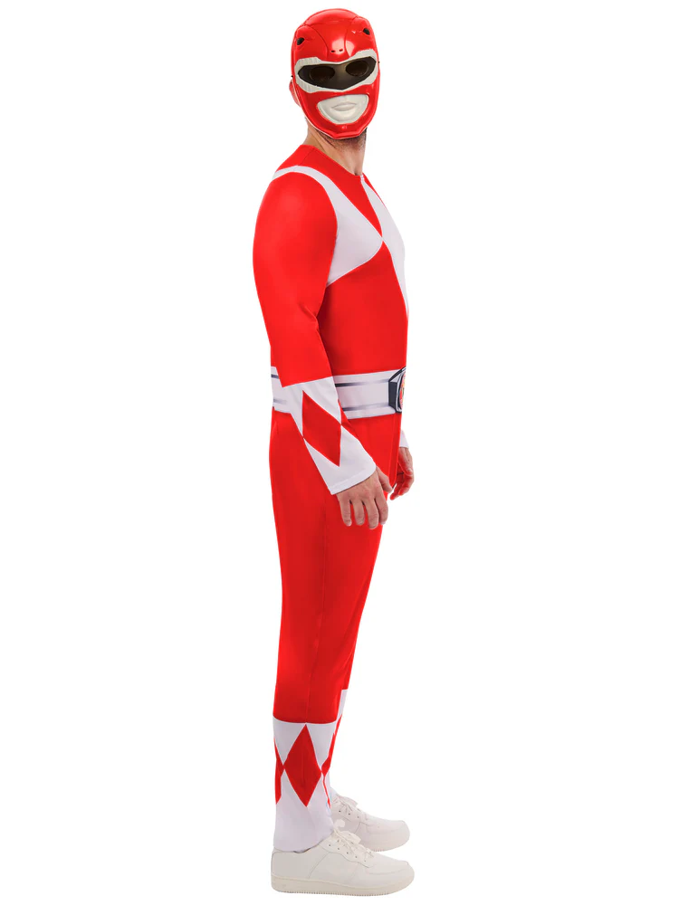 Déguisement entrée de gamme adulte Power Ranger Rouge – Image 3