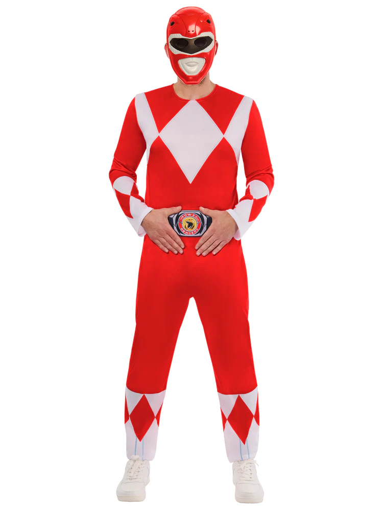Déguisement entrée de gamme adulte Power Ranger Rouge – Image 4