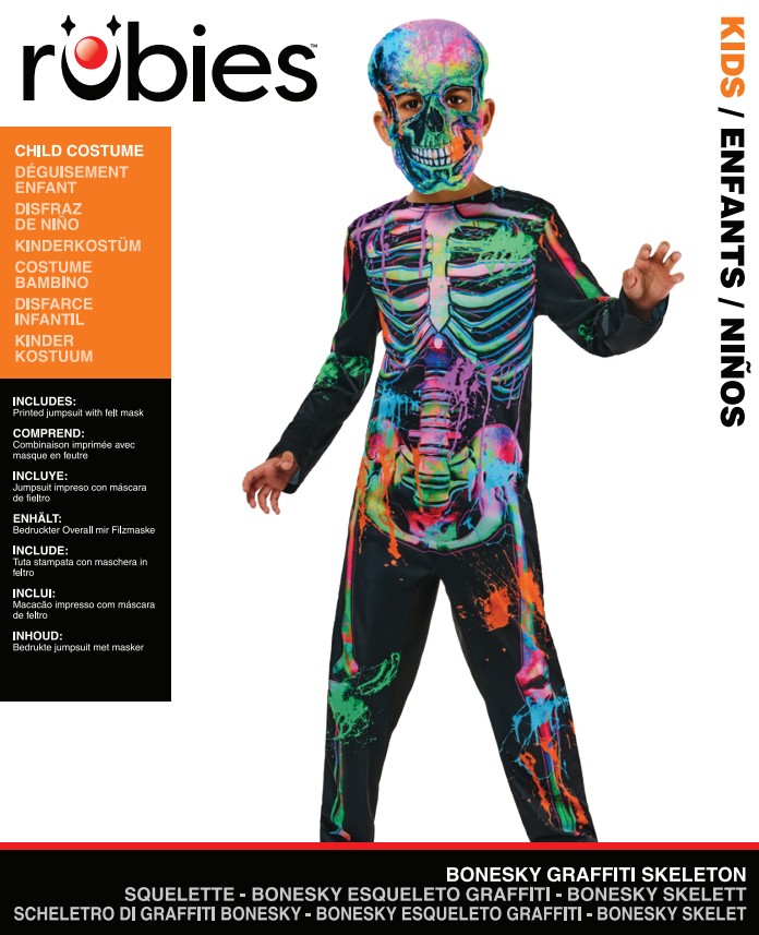Déguisement Squelette Graffiti – Image 5
