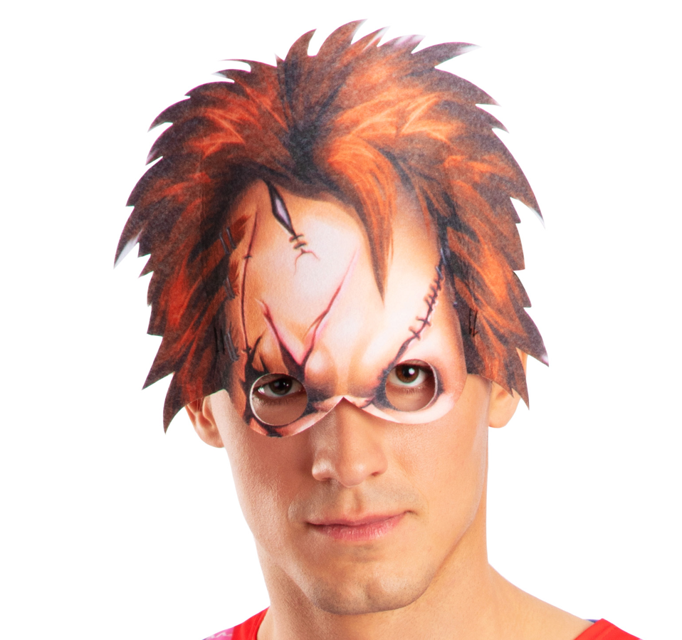 Kit de déguisement top & masque Chucky- Taille unique M/L – Image 3