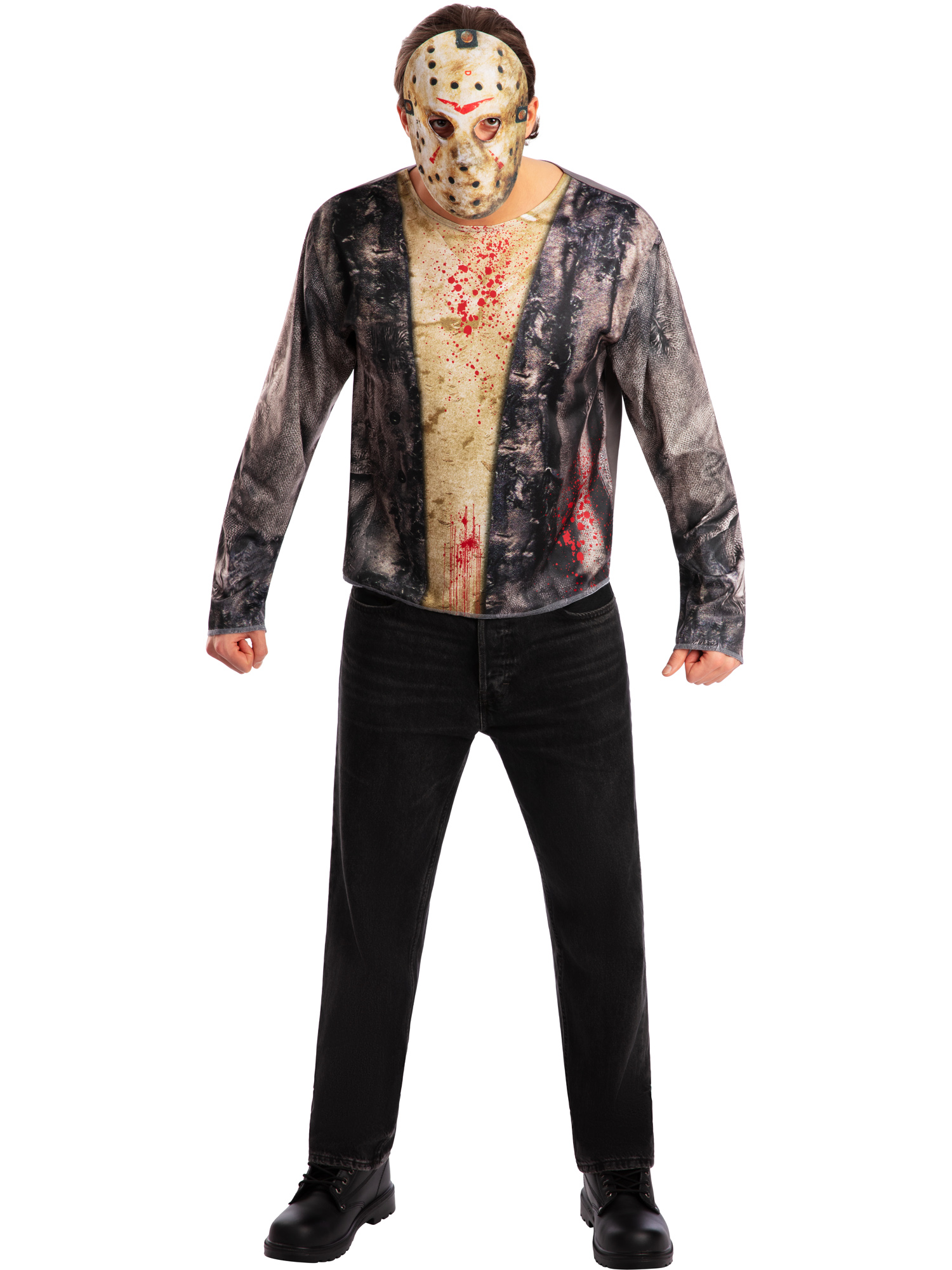 Kit de déguisement Top + Masque Jason | Taille unique M/L – Image 6
