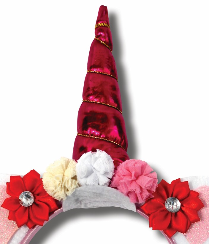 Serre-tête Licorne fleurs – Image 3