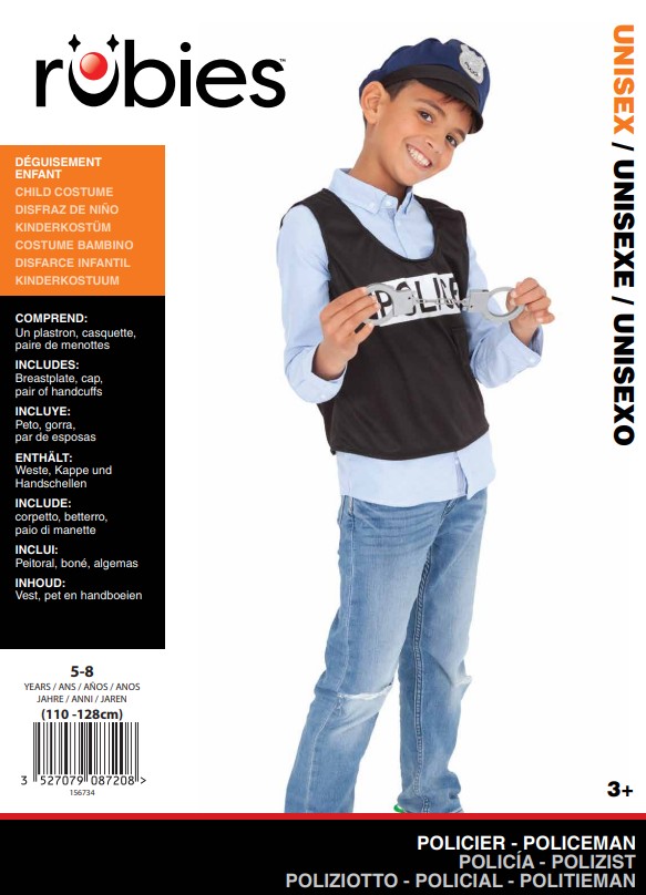 Déguisement Entrée de gamme Policier – Image 3