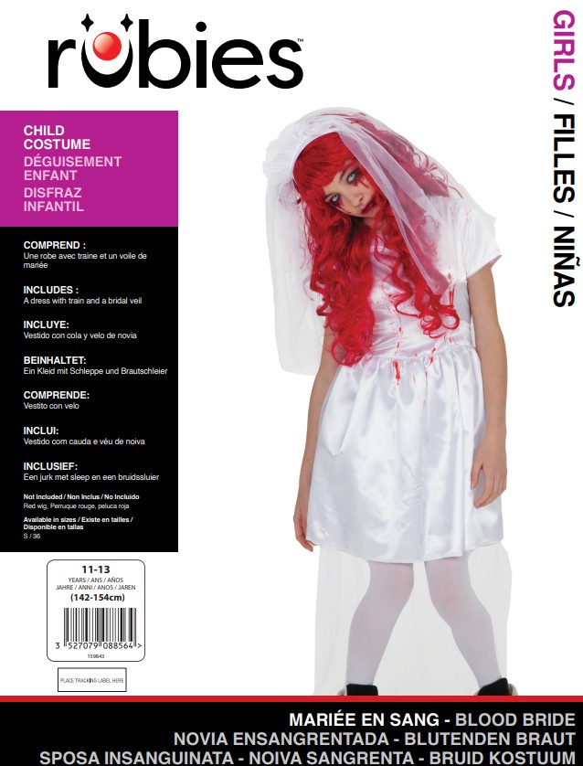 Déguisement robe de mariée en sang – Image 4