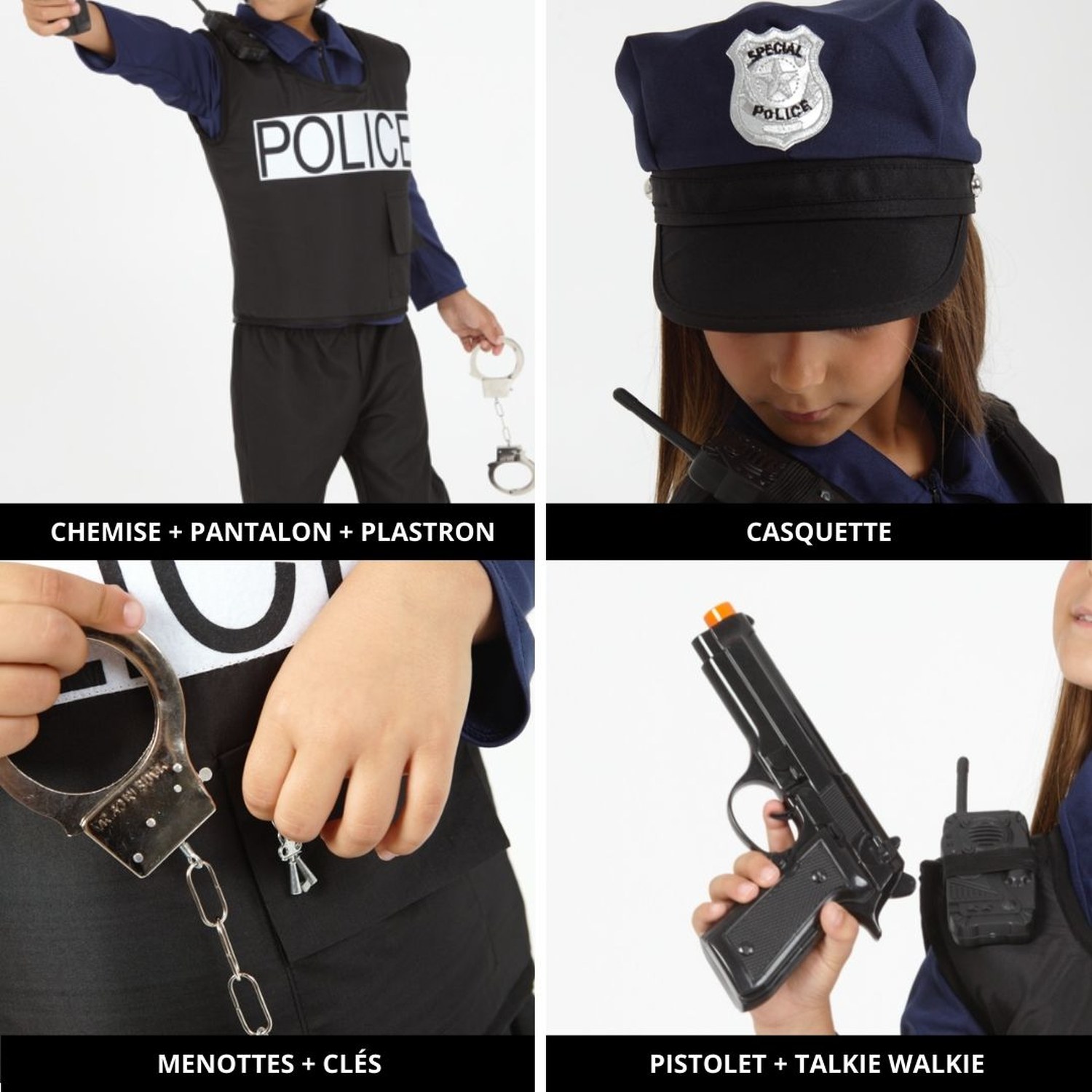 Déguisement policier luxe complet – Image 5
