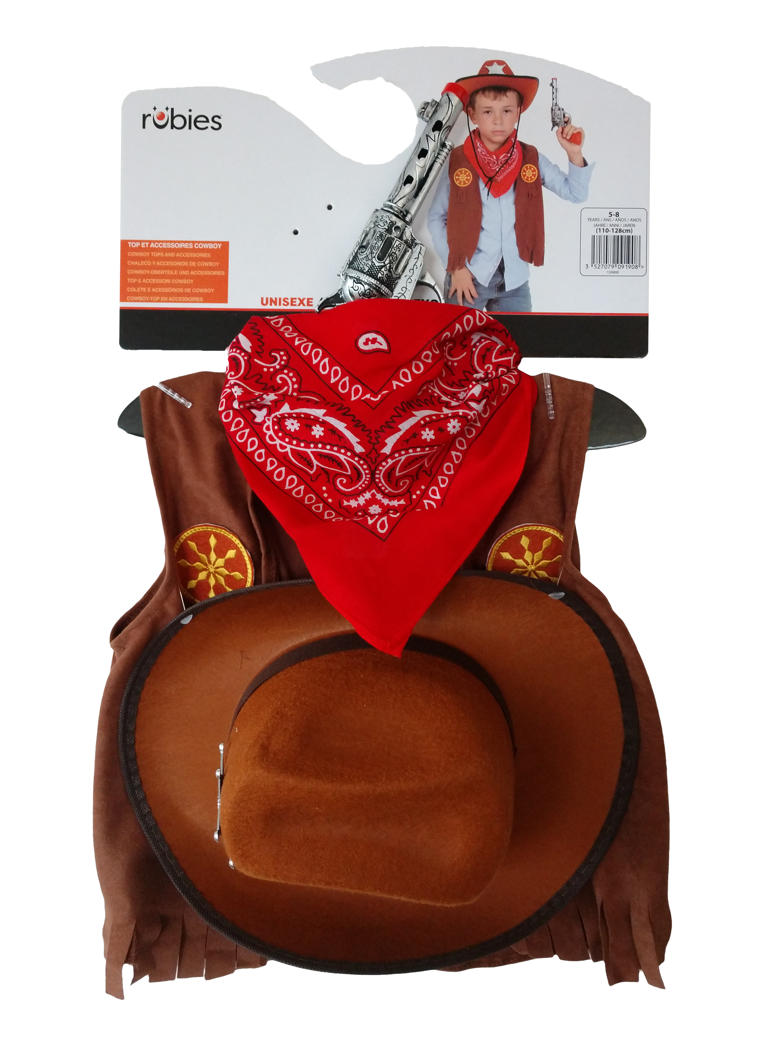 Kit de déguisement top et accessoires Cowboy (5-8 ans) – Image 6