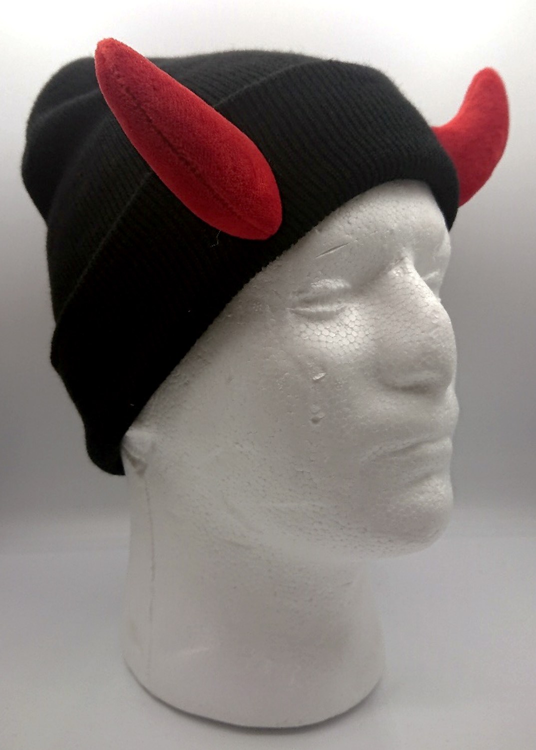 BONNET ADULTE AVEC CORNES DIABLE – Image 3