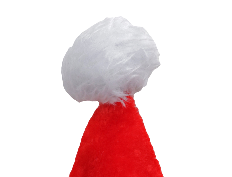 BONNET DE NOEL ROUGE LUXE ADULTE – Image 4