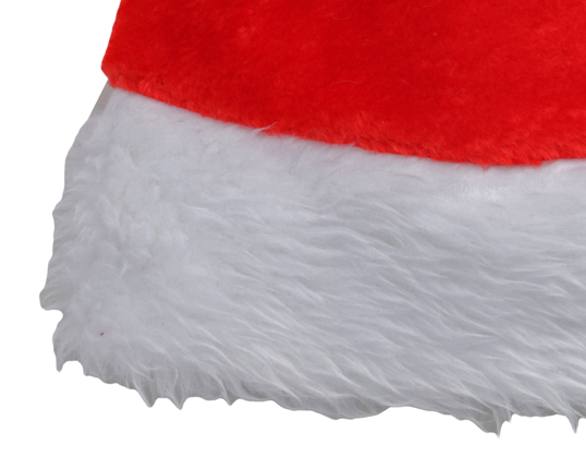 BONNET DE NOEL ROUGE LUXE ADULTE – Image 3