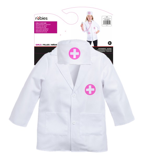 Kit de déguisement top et accessoires infirmière 5-8 ans – Image 8