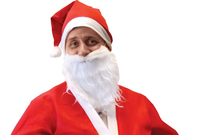 Déguisement 1er Prix Père-Noël avec barbe et bonnet – Image 4