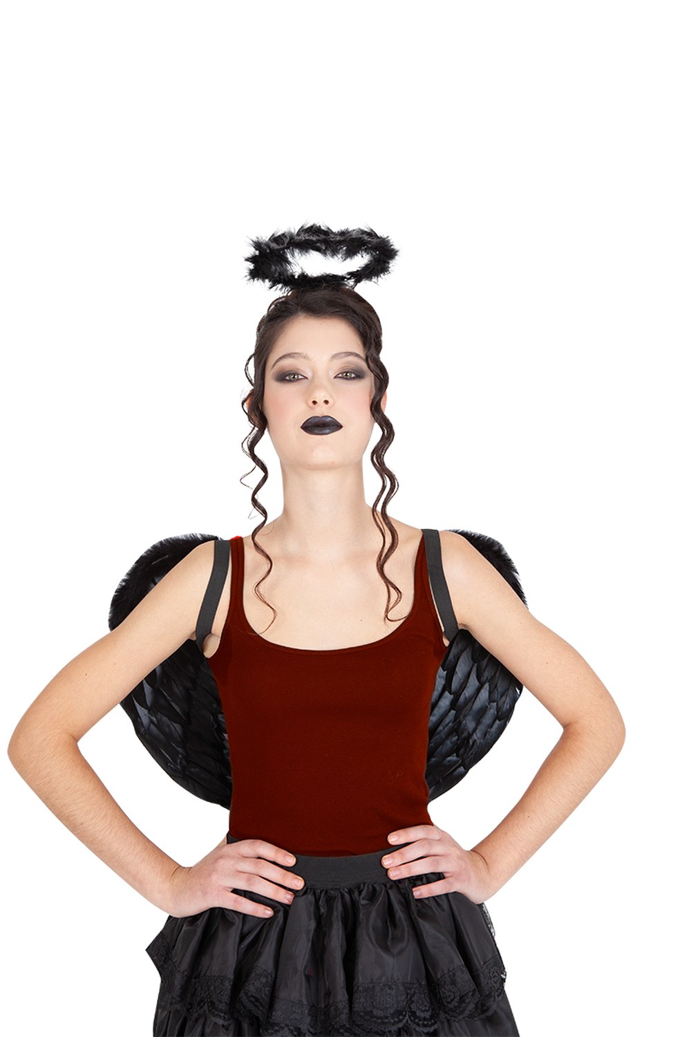 AILES D'ANGE NOIR AVEC SERRE TETE – Image 3