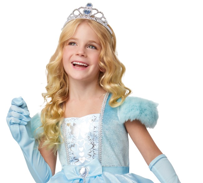 Déguisement luxe Princesse bleue – Image 5