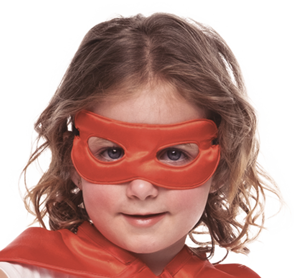 Cape et masque super héro rouge - TU – Image 4