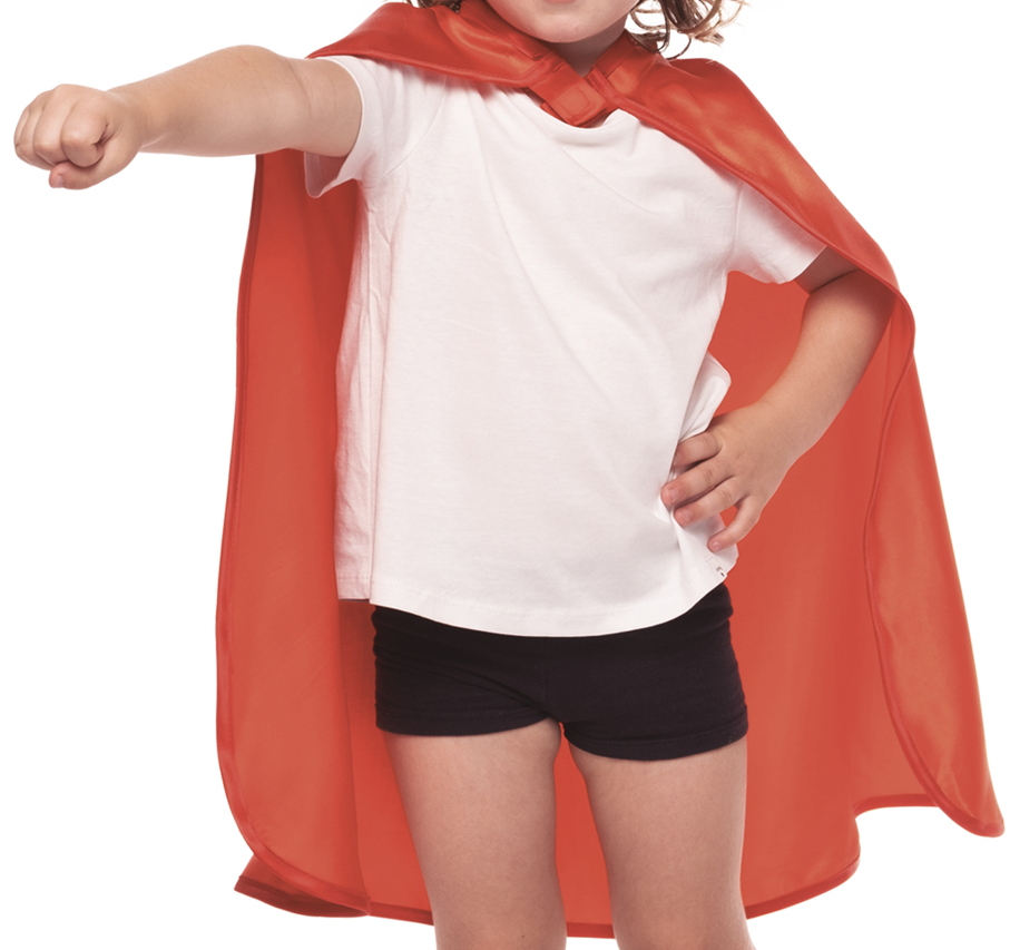 Cape et masque super héro rouge - TU – Image 3