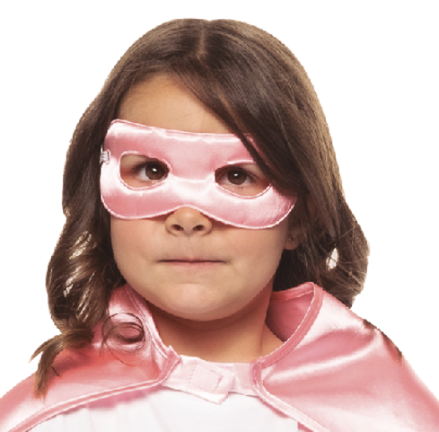 Cape et masque super héro rose - TU – Image 3