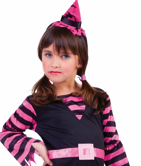 Déguisement fille Witchy Patch rose et noir – Image 6