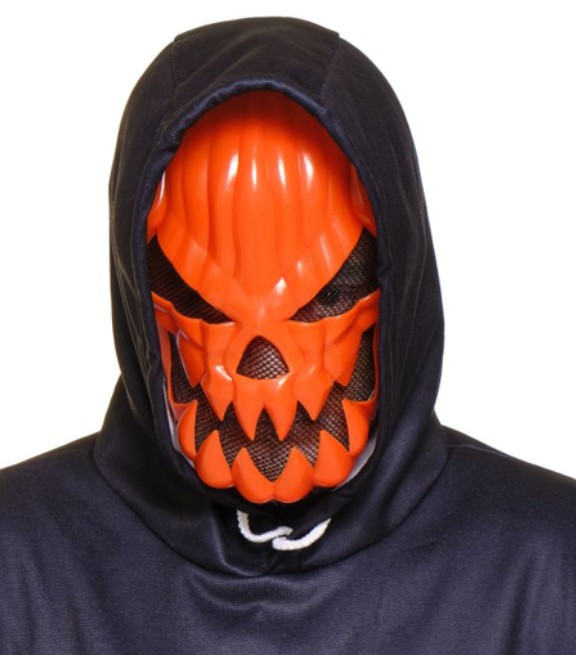 Kit de déguisement Sweat et Masque adulte tueur Citrouille – Image 4